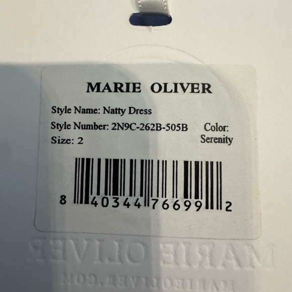 Marie Oliver Natty Embroidered Floral Shirtdress - Size 2 - NWT - Picture 5 of 8